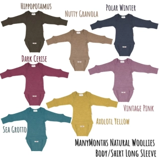 Merino body/tričko ManyMonths - Polar Winter