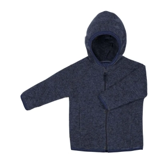 Merino-fleece bunda na zip Pure Pure - Marine