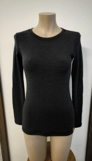 Dámské zimní MERINO tričko ZM Basic, DR - Antracit melé