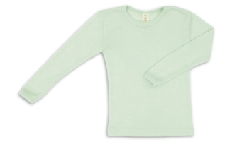 Dětské merino/hedvábí tričko Engel, DR - Mint