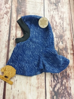 Zimní merino-fleece kukla Lambio - modré duny