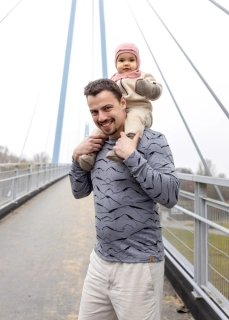 Pánské zimní MERINO tričko ZM Basic, DR - Hory