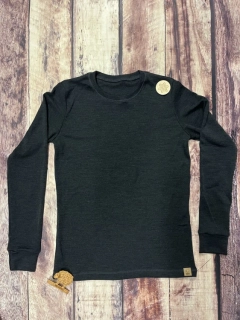 Pánské zimní MERINO tričko ZM Basic, DR - Antracit