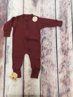 Rostoucí celoroční MERINO overal Lambio, DR - Rubín