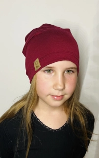 Dětská merino/lycra čepice ZM Basic - javor