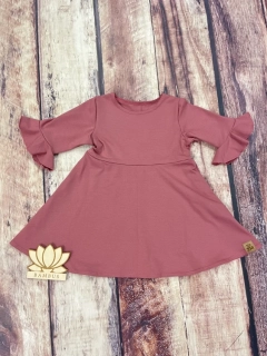 Dívčí BAMBUSOVÉ šaty ZM Basic - Deco rose