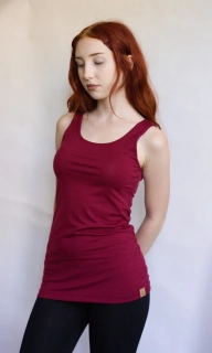 Dámské celoroční MERINO/LYCRA tílko ZM Basic - Javor