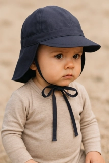 Letní klobouk HUTTEliHUT - UPF 20+- Dark Navy