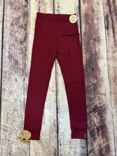 Celoroční junior MERINO leginy ZM Basic - Javor