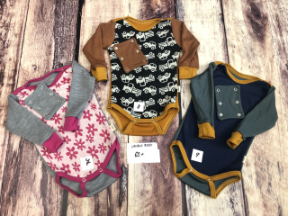 PATCHWORK ZIMNÍ merino body Lambio, DR - velikost 62+