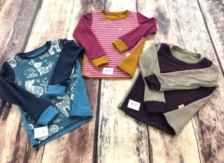 PATCHWORK ZIMNÍ merino tričko Lambio, DR - 86/92