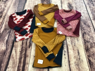 PATCHWORK ZIMNÍ merino tričko Lambio, DR - 92/98