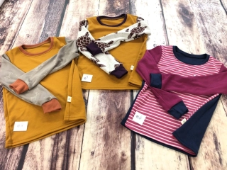 PATCHWORK ZIMNÍ merino tričko Lambio, DR - 98/104