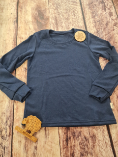 Zimní MERINO tričko Lambio, DR - Navy*