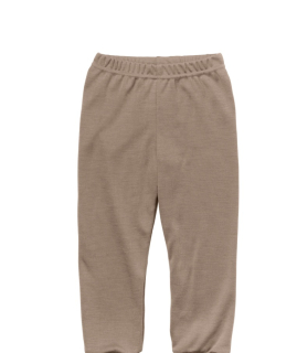 Zimní merino/hedvábí kalhoty Engel - Pískové