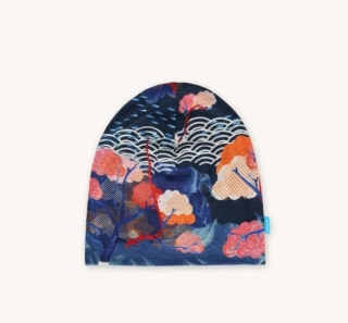 Merino tenká čepice Paterns dětská - Tengoku
