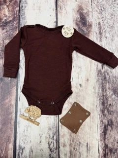 Rostoucí celoroční MERINO body Lambio, DR - Rubín*