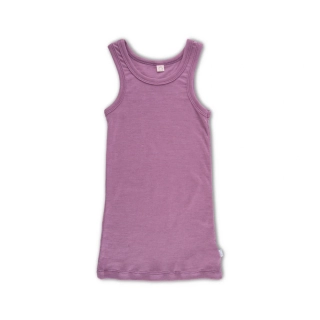Merino/hedvábí tílko Iobio - Mauve