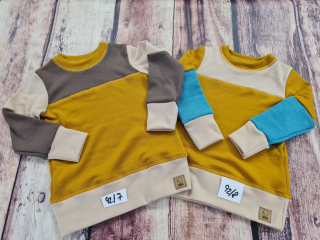 PATCHWORK ZIMNÍ merino tričko ZM Basic, DR - 92/98