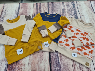 PATCHWORK ZIMNÍ merino tričko ZM Basic, DR - 98/104