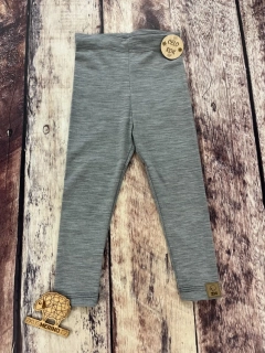 Dětské celoroční MERINO/LYCRA legíny ZM Basic - Šedé melé