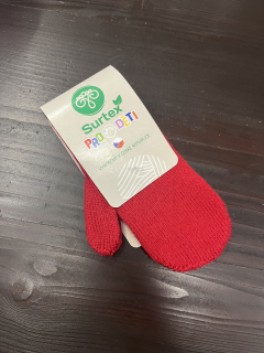Surtex pletené palčáky červené