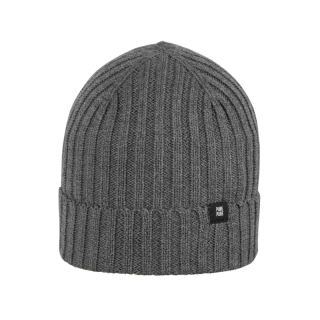 Bavlněná žebrovaná čepice Pure Pure - Slate grey
