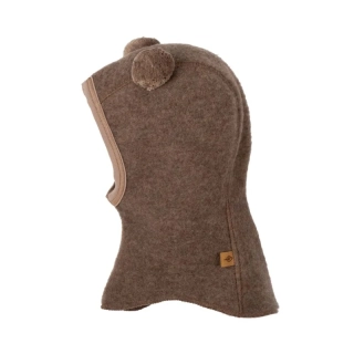 Merino-fleece kukla medvídek Pure Pure - Walnut