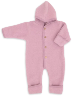 Merino fleece overal Engel - Růžový