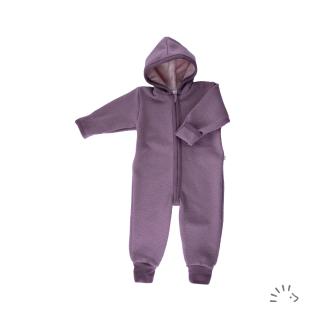 OVERAL IOBIO vařená vlna - Mauve