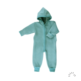OVERAL IOBIO vařená vlna - Teal