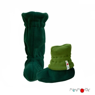 Merino capáčky ManyMonths - Garden Moss Green