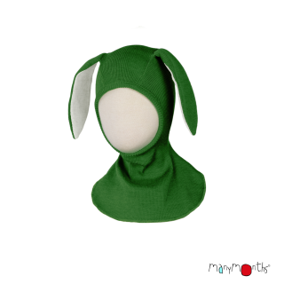 Merino kukla s oušky Bunny ManyMonths - Forest Floor Green