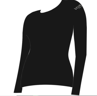 VoXX dámské tričko MERINOWOOL 11 slim, DR - Černé
