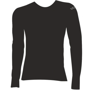 VoXX pánské tričko MERINOWOOL 11 slim, DR - Černé