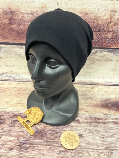 Merino čepice zimní ZM Basic - Černá