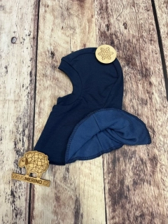 Zimní dvouvrstvá MERINO kukla Lambio - Navy/středně modrá