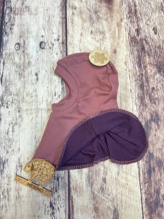 Zimní dvouvrstvá MERINO kukla Lambio - Kanerva/fialová