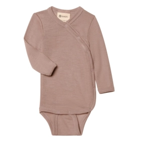 Merino/hedvábí ZAVINOVACÍ body Engel, DR - Dusty rose