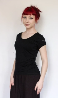 VoXX dámské tričko MERINOWOOL 11 slim, KR - Černé