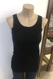 Dámské celoroční MERINO/LYCRA tílko ZM Basic - Černé