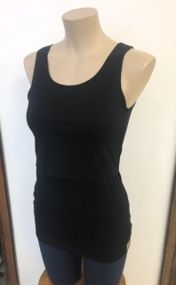 Dámské MERINO/LYCRA kojicí tílko ZM Basic - Černé