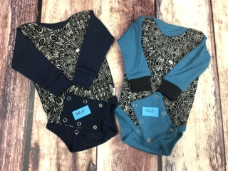 2. JAKOST - PATCHWORK ZIMNÍ merino body Lambio, DR - velikost 56+