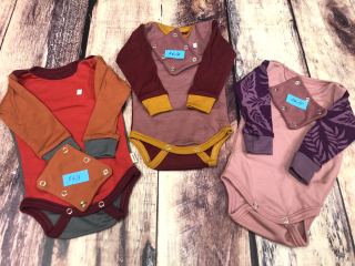 2. JAKOST - PATCHWORK ZIMNÍ merino body Lambio, DR - velikost 56+