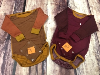 2. JAKOST - PATCHWORK ZIMNÍ merino body Lambio, DR - velikost 68+