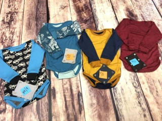 2. JAKOST - PATCHWORK ZIMNÍ merino body Lambio, DR - velikost 74+