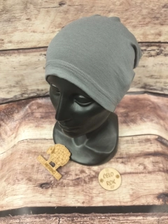 Dětská merino/lycra čepice ZM Basic - Tmavě šedá