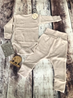 Rostoucí celoroční MERINO komplet Lambio, DR - Pískové žebro*