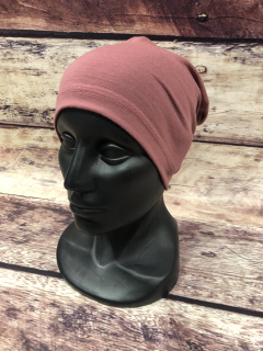 Dětská merino/lycra čepice ZM Basic - Deco rose