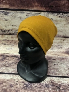 Dětská merino čepice ZM Basic - Hořčice